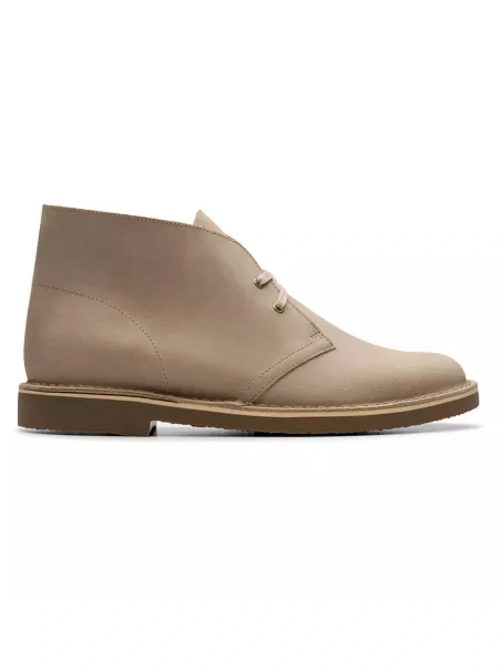New Mens Clark’s Shepton Boots in Taupe Distressed Leather 11.5M
